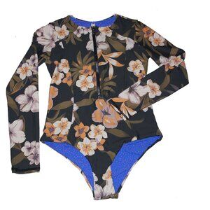 NWT Maaji One Piece Surf Paddle Suit Floral Long Sleeve